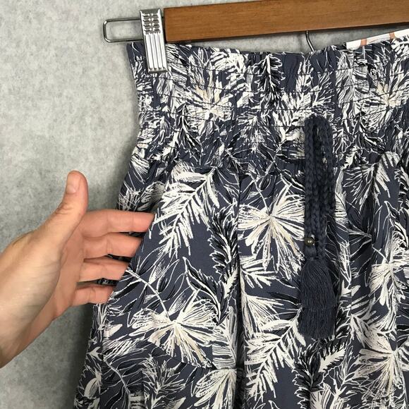 Rewash Shorts Womens Small Blue Floral Flutter‎ Loose Flowy Tropical Summer - Picture 2 of 13